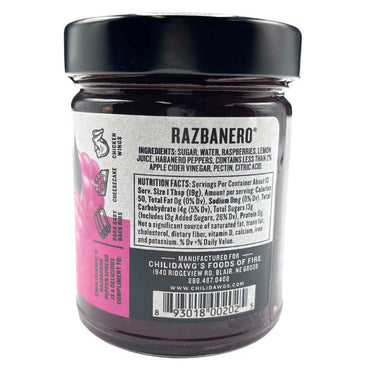 Razbanero Pepper Spread | Pack of 3 | 9 oz | Gluten Free | Chili Dawg's Foods of Fire